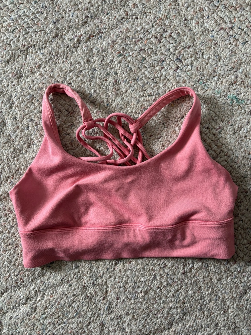 Women's Pink Strappy Back Sports Bra from Marshall’s